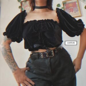 CROP PRIMAVERA (negro,lila, burdeo y palo rosa)